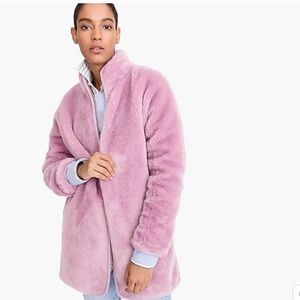 J Crew women’s Plush Teddy jacket size M